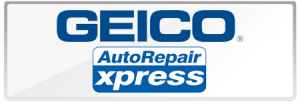 geico repair xpress auto logo